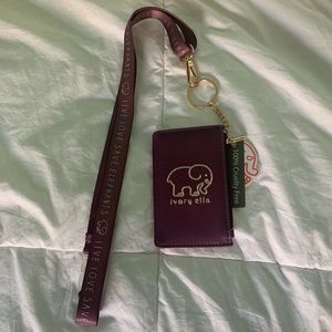 Ivory Ella ID Badge with Lanyard